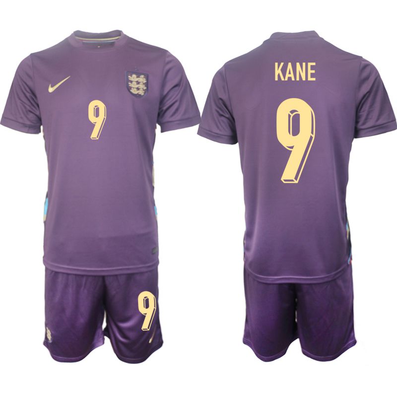 Men 2024-2025 Season England away purple #9 Soccer Jersey->england jersey->Soccer Country Jersey
